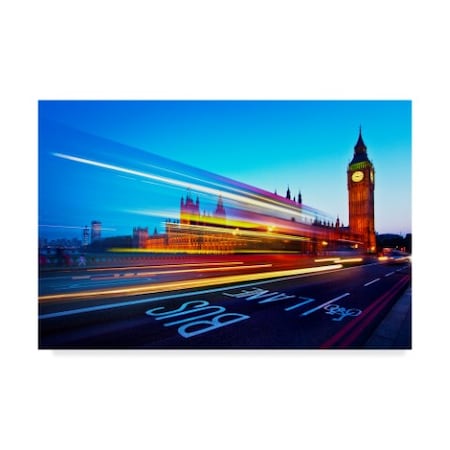 Nina Papiorek 'London Big Ben City' Canvas Art,12x19